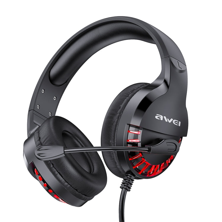 AWEI ES-770i Cuffie da gioco e-sport regolabili con microfono AWEI ES-770i Cuffie da gioco e-sport regolabili con microfono